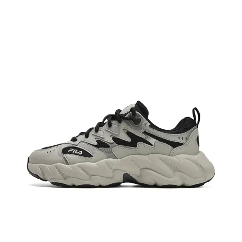 FILA FERN 2 Устойчивый к истиранию Дышащий Легкий Низкий Топ Casual Мужской Черный Коричневый