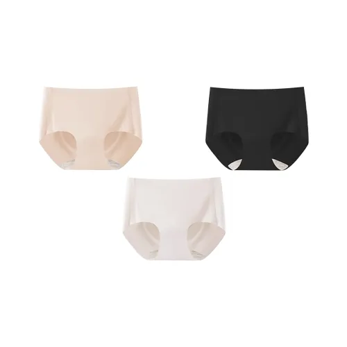 BNNPARE Женское нижнее белье Дышащий Антибактериальный MID Шаговая длина (передняя задняя посадка) Трусики-бикини
