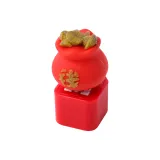 Забавная Удача Деревянная Рыба Пуговица Звук