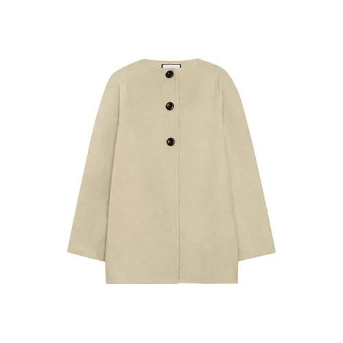 MEIYANG Бежевый Женский Пальто