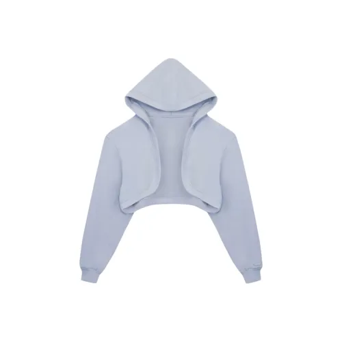 OH POLLY Брушированный Джерси С капюшоном Укороченный Кардиган КРОП ТОП Женский