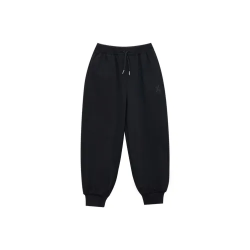 Подростки SUNTOMORROW Вязаные Тренировочные Штаны 2025 Spring Edition Фотиния Серый Черный