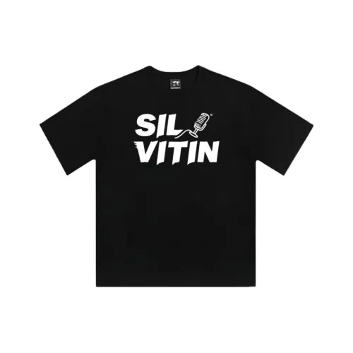 SIL VITIN Черный Унисекс T-рубашки