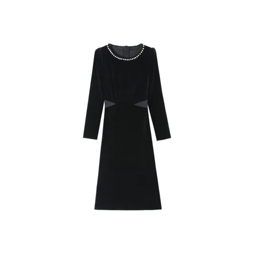 AFGGD Длинное платье с длинными рукавами женское