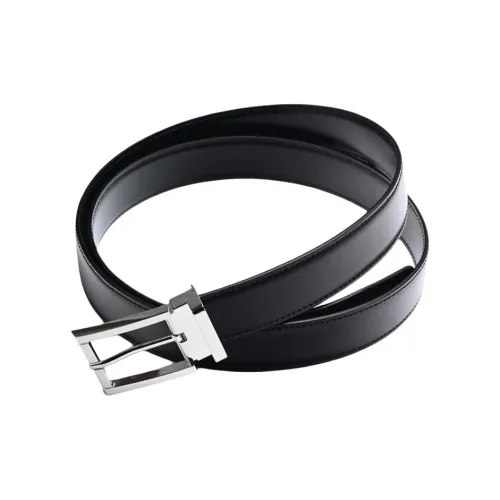 AMANI Телячья кожа Кожаные ремни Мужской Черный 3 см