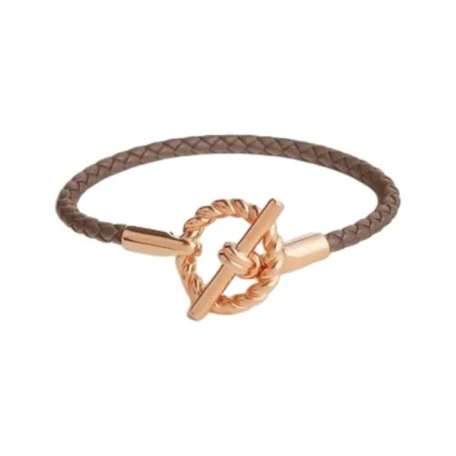 HERMES Телячья кожа Браслеты Женские Розовое золото