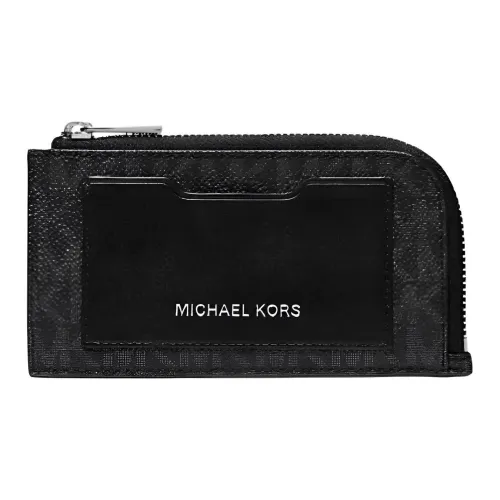 MICHAEL KORS Canvas Кошелек Держатель для карт Мужской Черный