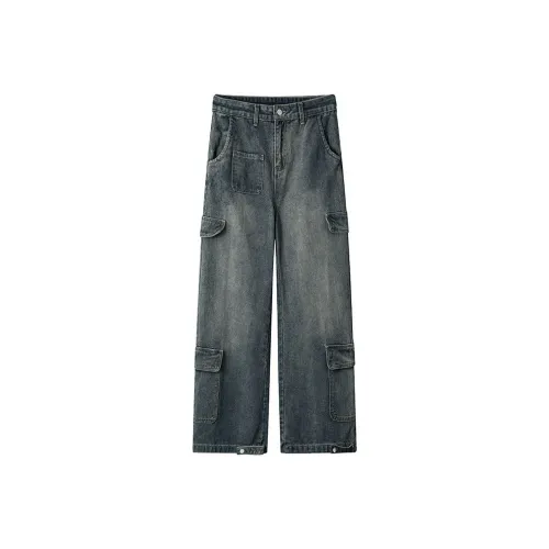 HKRXEC Светло-синие мужские джинсы