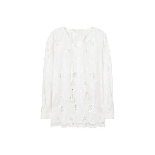 MEIYANG Белые Женские Рубашки