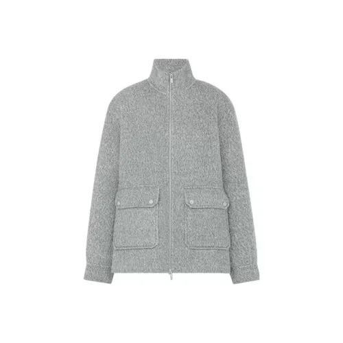 MEIYANG Серый Женский Пальто