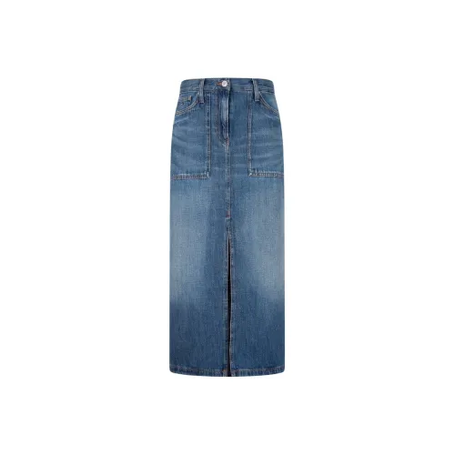 Tommy Hilfiger Деним Длинная Юбка Женская