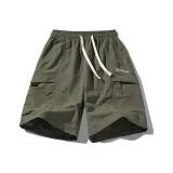 Армейский зеленый (С принтом букв и шрифта)