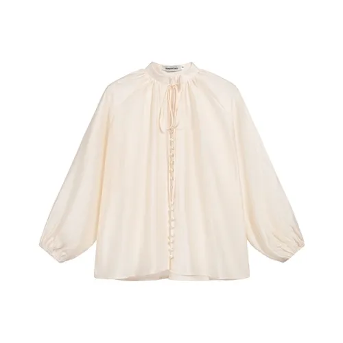 WUSHANSHAN Абрикос Женские Рубашки