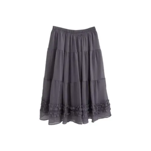 LOWEAR Женские Повседневные Длинные Юбки