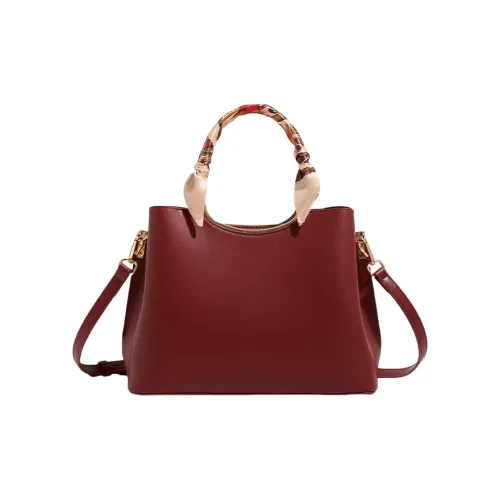 PESASRIE Сумка через плечо из микрофибры кожа одно плечо женская бордовый