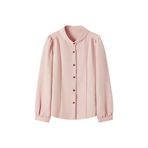 Still quiet Розовые Женские Рубашки