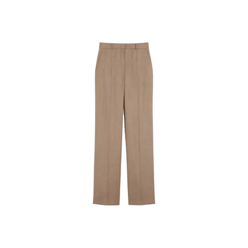 MaxMara Hazelnut Коричневые Женские Костюмные Штаны