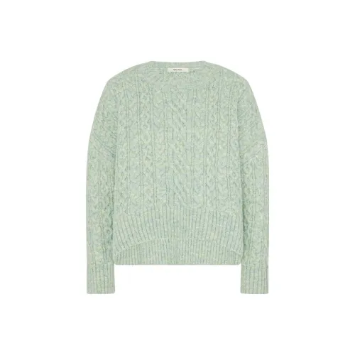 MEIYANG Светло-зеленые женские свитера