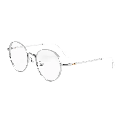 Wood Premium Alloy Pure Titanium Round Eyeglass Frames Unisex