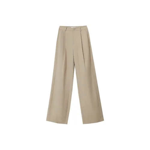 AMII Светло-верблюжий Женские Повседневные Штаны