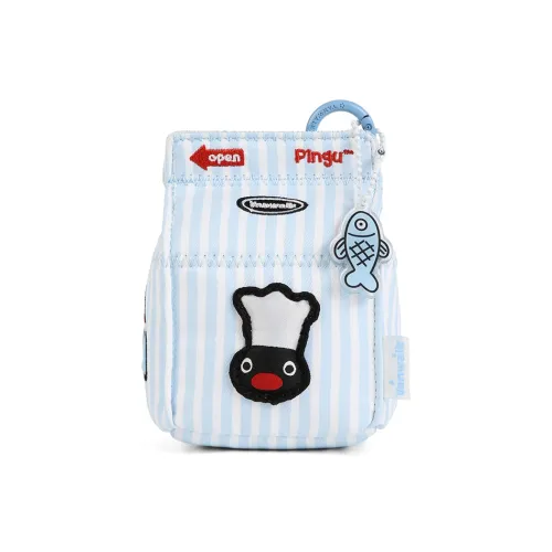 VANWALK Pingu Полиэстер Кошелек Key Pouch Мини Унисекс Pinga Черный Pingu Полосы Pingu Корова