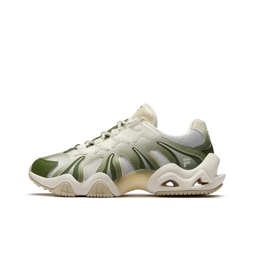 FILA FUSION Jagger 2050 Claw Shoes Low Top Телесные Кроссовки Мужские Винтажные Белые