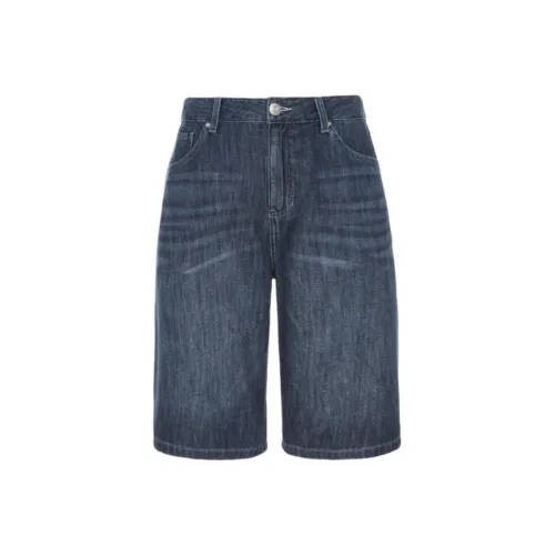 GUESS Men's Blue Denim Shorts GUESS Мужские синие джинсовые шорты