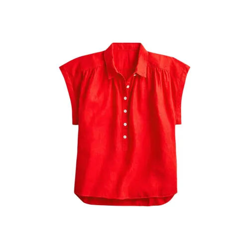 J.Crew Red Women's Shirts J.Crew Красные Женские Рубашки