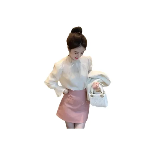 Fish Rabbits Шифон Рубашка Женские