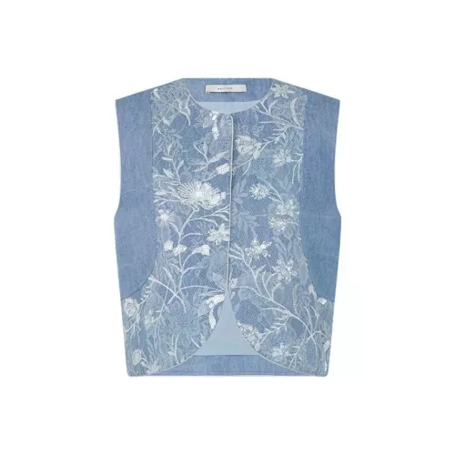 MEIYANG Синий Женский жилет