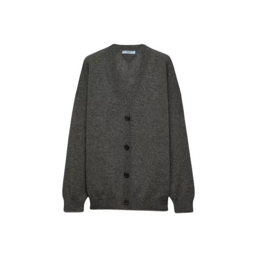 PRADA Серый Женские Кашемировые Свитера