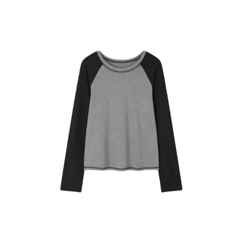 LUYOUYE Длинный рукав Т-рубашка Топ Женские