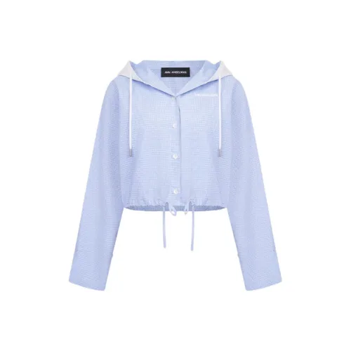 Ann Andelman Blue Women's Shirts Анн Анделман Синие Женские Рубашки