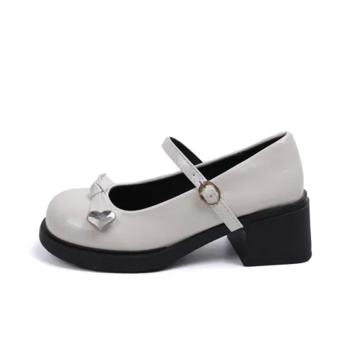 Dawei's House Грубый каблук Туфли Мэри Джейн Женские