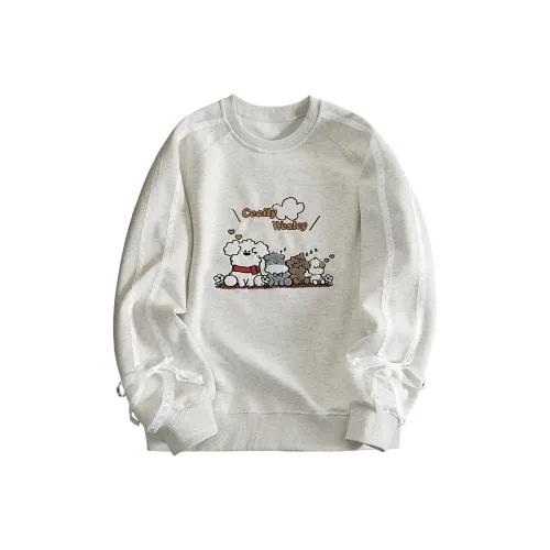 TOUCH Серый Белый Женский Свитшот