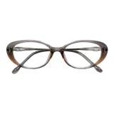 Серый топ и оранжевый низ C6