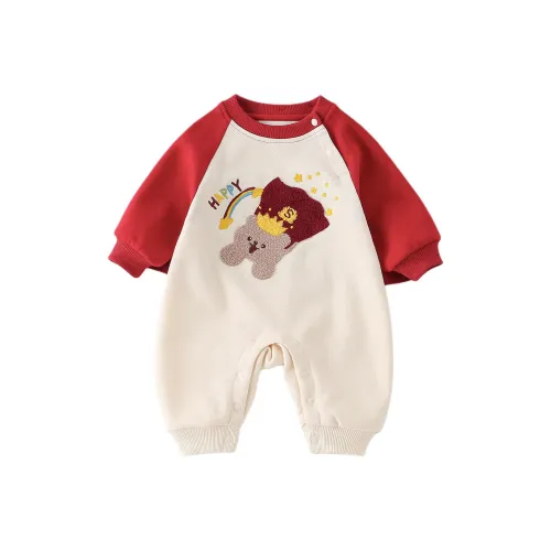 XiaoJinBu Красный Детский Комбинезоны / Ползунки