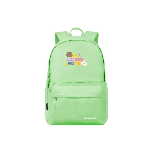 LINE FRIENDS Полиэстер Рюкзак Стандартный Унисекс Зеленый