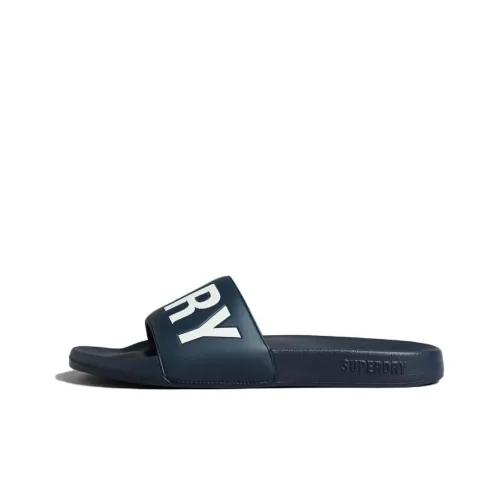 SUPERDRY Устойчивые к истиранию Слипоны Мужские Синие