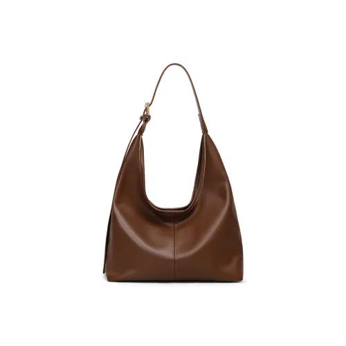 VINEY Сумка через плечо из синтетической кожи стандартная женская коричневая