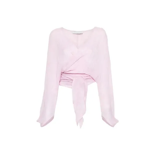 Leather Cat Розовый Женские Рубашки