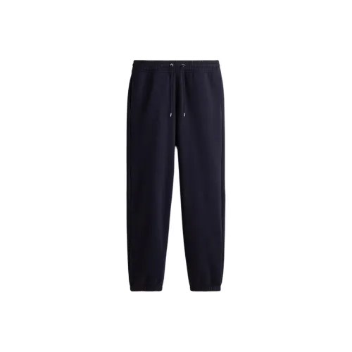 H M Blue Men's Knitted Training Pants H M Синий Мужские Вязаные Спортивные Штаны