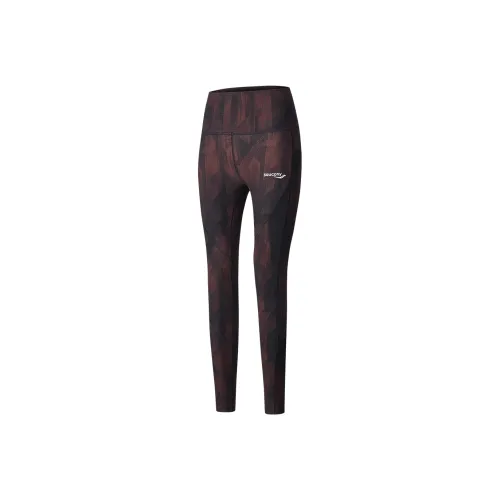 Saucony Plum Brown Purple Women's Sports Pants Сакони Plum Brown Purple Женские Спортивные Штаны