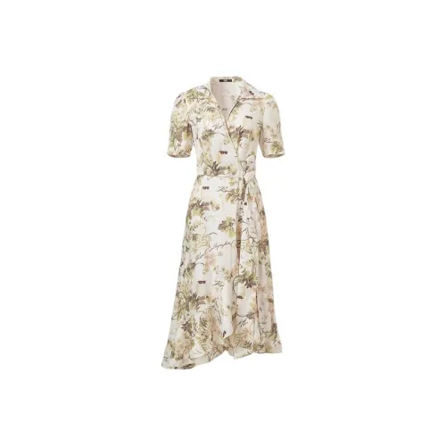 KARL LAGERFELD Elegant Elegance Вечеринка Свидание SS25 Короткий рукав Платье Женское