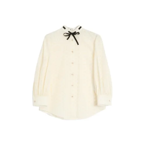 Valentino Светло-желтые Женские Рубашки