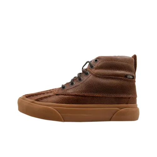 Vans Sk8 Hi Высокие Кроссовки для Скейтбординга Мужские Коричневые