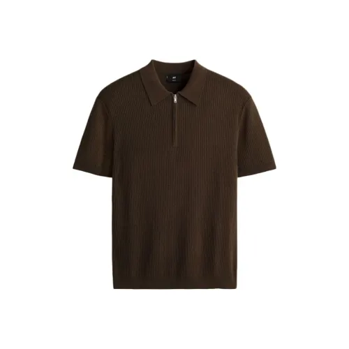 H&M Коричневая Мужская Поло