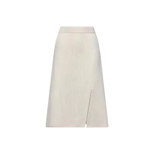 Moncler Шерсть и Кашемир Midi Юбка Повседневная Длинная Юбка Женская