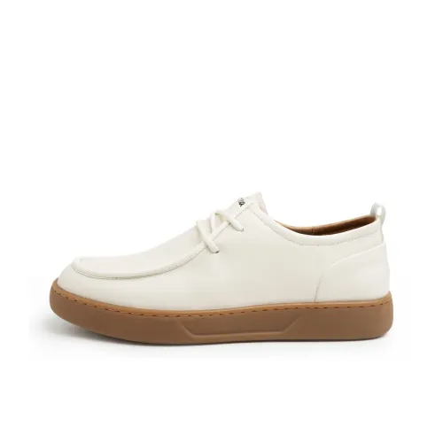 FED Мужские повседневные туфли Low Top Белые Мужские