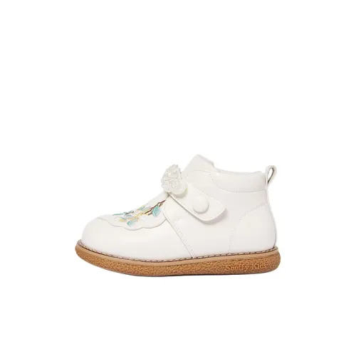 Snoffy Slip-resistant Abrasion-resistant Детские ботинки Jasmine White Baby